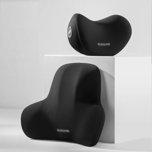 Zestaw samochodowy masujący lędźwiowo szyjny czarne