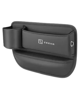 Organizer między siedzeniami schowek  uchwyt na napoje czarny