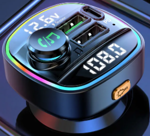 Transmiter FM bluetooth ładowarka do samochodu 