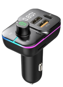 Transmiter FM bluetooth ładowarka do samochodu 