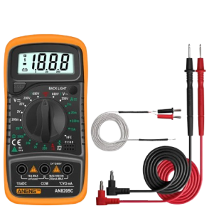Multimetr cyfrowy pomarańczowy