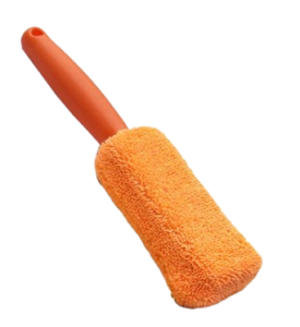 Szczotka do czyszczenia mycia samochodu pomarańczowa