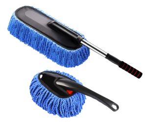 Zestaw szczotek do mycia czyszczenia samochodu niebieski