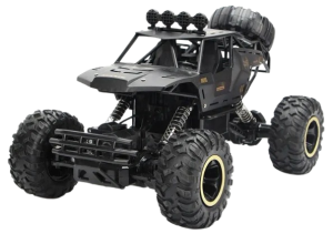Auto terenowe zdalnie sterowane offroad RC czarne skala 1:12