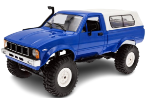 Auto terenowe zdalnie sterowane offroad RC niebieskie skala 1:16