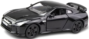 Zabawka dla dzieci auto Model samochodu NISSAN GTR  czarny skala 1:36  