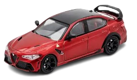 Zabawka dla dzieci auto Model samochodu ALFA ROMEO GIULIA czerwony skala 1:64