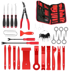 Zestaw narzędzi do demontażu tapicerki 41 elementów