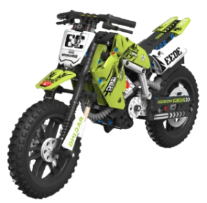 Zabawka dla dzieci motor Model motocykla CROSS 476 zielony 