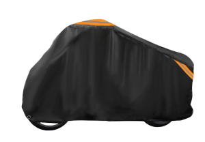 Uniwersalny pokrowiec na motocykl czarny wodoodporny 