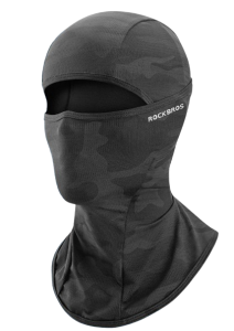 Ochronna kominiarka na motocykl w kolorze czarnym