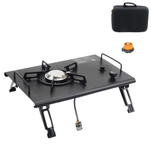 Zestaw składanej przenośnej kuchenki gazowej do campingu na świeżym powietrzu 