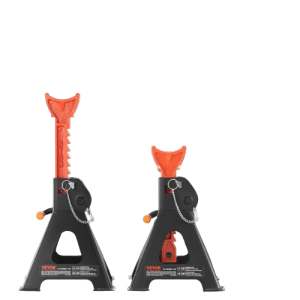 Zestaw kobyłek do pracy nad samochodem dwa podnośniki 3T 