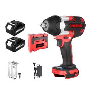 Klucz udarowy Onevan Zestaw z bateriami 1800 Nm