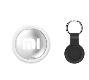 Przenośny mini lokalizator GPS Bluetooth 4.0 lokalizator zapobiegający kradzieży w kolorze białym  z brelokiem