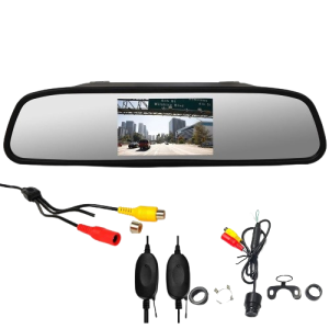 Nowoczesna kamera cofania do samochodu z możliwością montażu na lusterko wsteczne