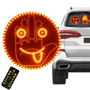 Zestaw oświetlenia LED do samochodu z pilotem światło ostrzegawcze z gestami