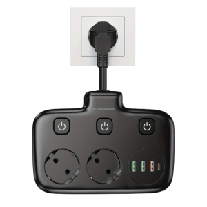 Rozdzielacz Listwa Zasilająca Wielofunkcyjna AC-USB