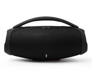 Przenośny głośnik boombox w kolorze czarny - idealny do imprez w plenerze