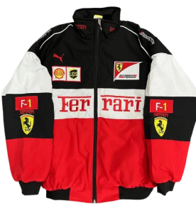 Vintage Ferrari F1 Team Kurtka Racingowa