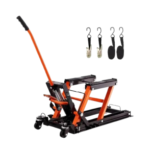 Podnośnik Motocyklowy Hydrauliczny VEVOR 680 kg Niezawodność i Łatwość Obsługi w Twoim Garażu