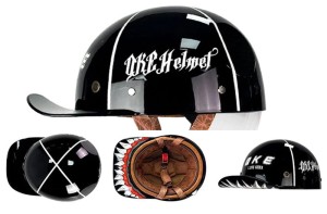 Motocyklowy Kask Retro w Kształcie Czapki z Daszkiem