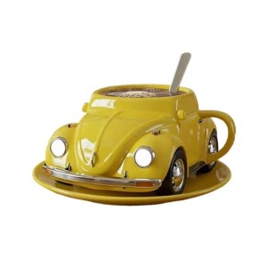 Kubek do Kawy w Kształcie Klasycznego Samochodu Retro Garbus