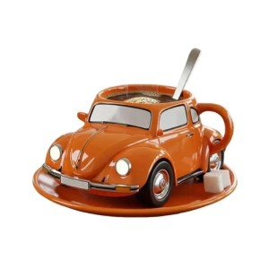 Kubek do Kawy w Kształcie Klasycznego Samochodu Retro Garbus