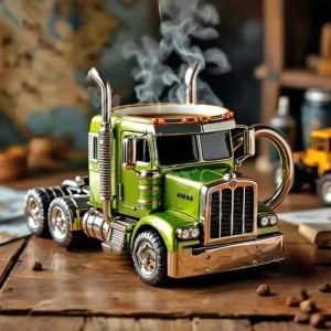 Kubek do Kawy Potężna Ciężarówka Idealny dla Fana Motoryzacji