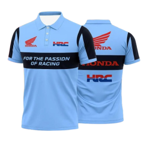 Męska Koszulka Polo Honda Motorsport T-Shirt z Logo Honda