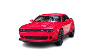 Zabawka dla dzieci auto Model samochodu DODGE CHALLENGER SRT czerwony skala 1:32 