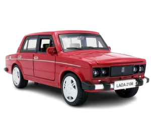 Zabawka dla dzieci auto Model samochodu LADA czerwony skala 1:32  