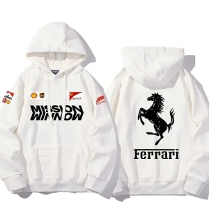 Ferrari F1 Bluza z Kapturem 2025 Wiosna Jesień