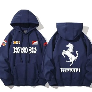 Ferrari F1 Bluza z Kapturem 2025 Wiosna Jesień