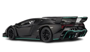 Zabawka dla dzieci auto Model samochodu LAMBORGHINI VENENO czarny skala 1:24      