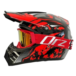 Kask Cross Enduro ORZ z Goglami – Lekki Kask Motocyklowy ABS+PC 