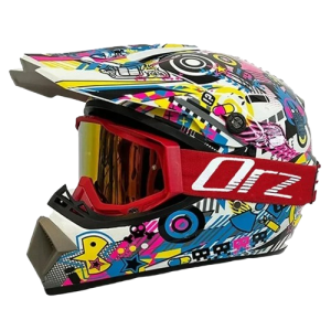 Kask Cross Enduro ORZ z Goglami – Lekki Kask Motocyklowy ABS+PC 