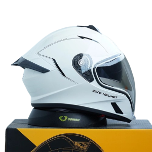 Kask Motocyklowy Szczękowy Modułowy z Podwójną Blendą – Atrakcyjne Grafiki, DOT