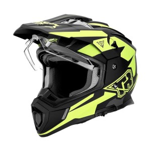Kask Motocyklowy Pełnotwarzowy TR – Podwójna Szyba, Wyścigowy Design, DOT