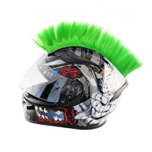 Irokez na Kask Motocyklowy Mohawk – Dekoracja Punk Wielokolorowa 