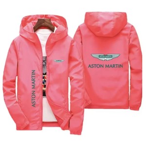 Męska Kurtka Wiosenna Racing Style Sportowa z Kapturem