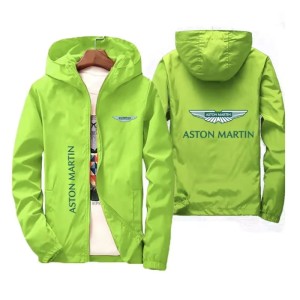 Męska Kurtka Wiosenna Racing Style Sportowa z Kapturem