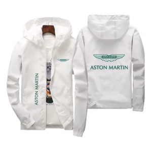 Męska Kurtka Wiosenna Racing Style Sportowa z Kapturem