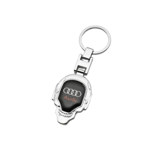 Brelok do Kluczy Audi Czaszka Skull – Metalowy Breloczek Samochodowy Premium