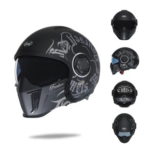 Kask Motocyklowy Modułowy 4w1 Atest DOT/ECE Jeden Kask Cztery Style Jazdy