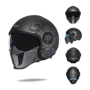 Kask Motocyklowy Modułowy 4w1 Atest DOT/ECE Jeden Kask Cztery Style Jazdy