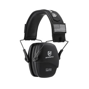 Taktyczne Nauszniki BHP Strzeleckie Pasywne NRR 25dB – Składane Ochronniki Słuchu do Strzelania i BHP
