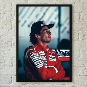 Plakat F1 Ayrton Senna rozmiar  60 x 80 cm 