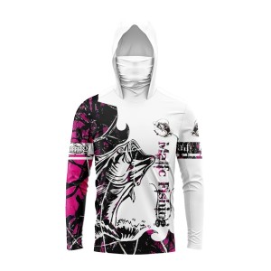 Męska Koszulka Wędkarska UV UPF 50+ MALFC – Szybkoschnący Rashguard z Kapturem i Maską