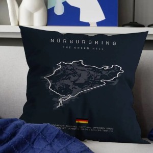 Poszewka na Poduszkę F1 Dekoracyjna Poszewka Dwustronna Pluszowa 